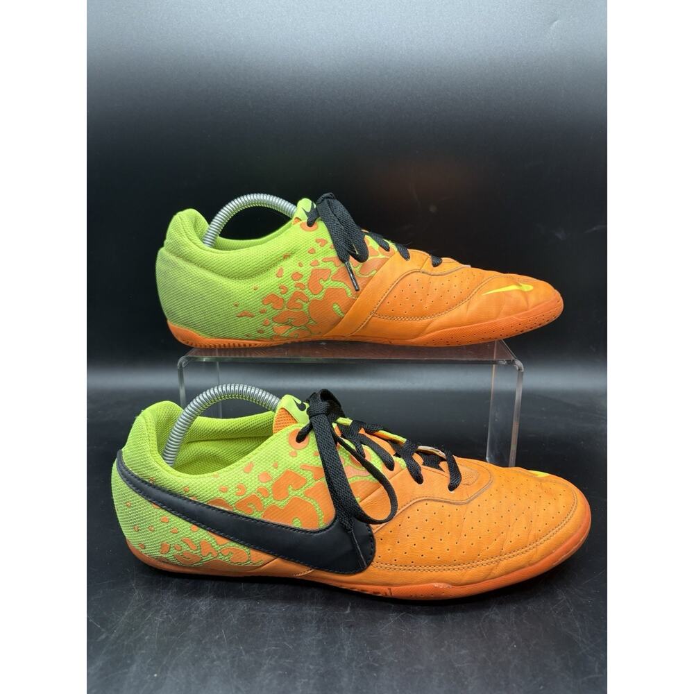 Nike Elastico II Indoor Soccer Futbal Shoes Mens Size 10.5 Orange Yellow